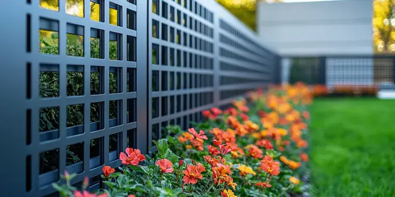 Gartenzaun Metall Polen