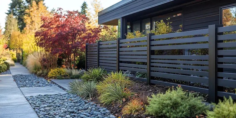 Polnische Metallzaune